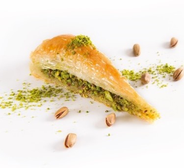 Triangle Baklava with Pistachios (Ucgen-Havuc Dilimi Fistikli Baklava) 440 gr
