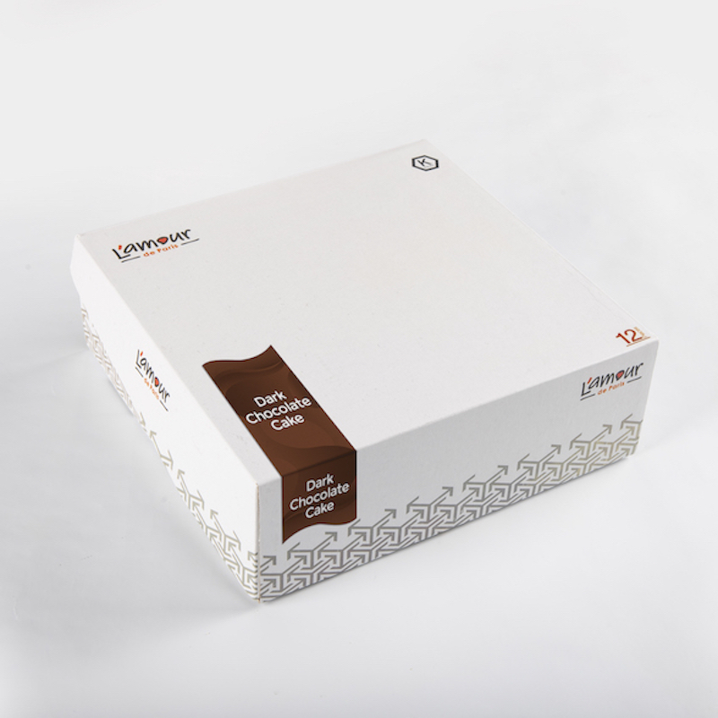 LAMOUR Dark Chocolate Whole Cake 12 Slices 1600gr