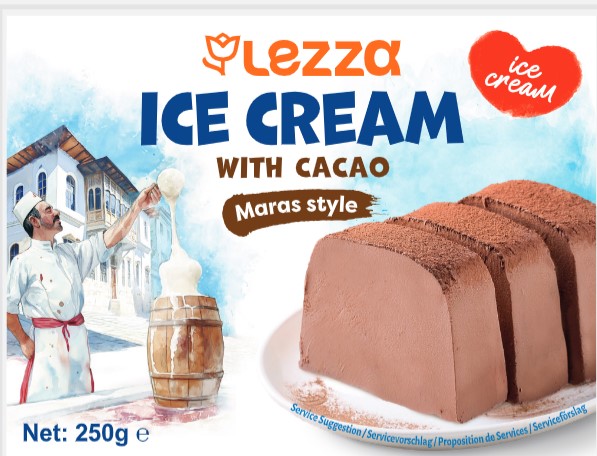 LEZZA Maras Ice Cream Cocoa (Kakaolu) 250 gr