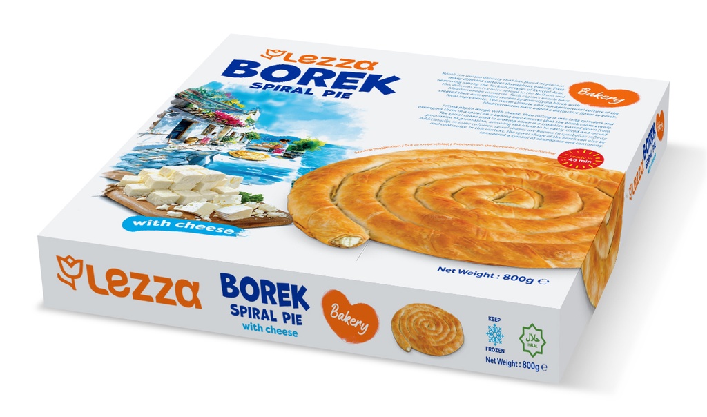 LEZZA Spiral Pie Cheese (Peynirli Tepsi Boregi) 800 gr