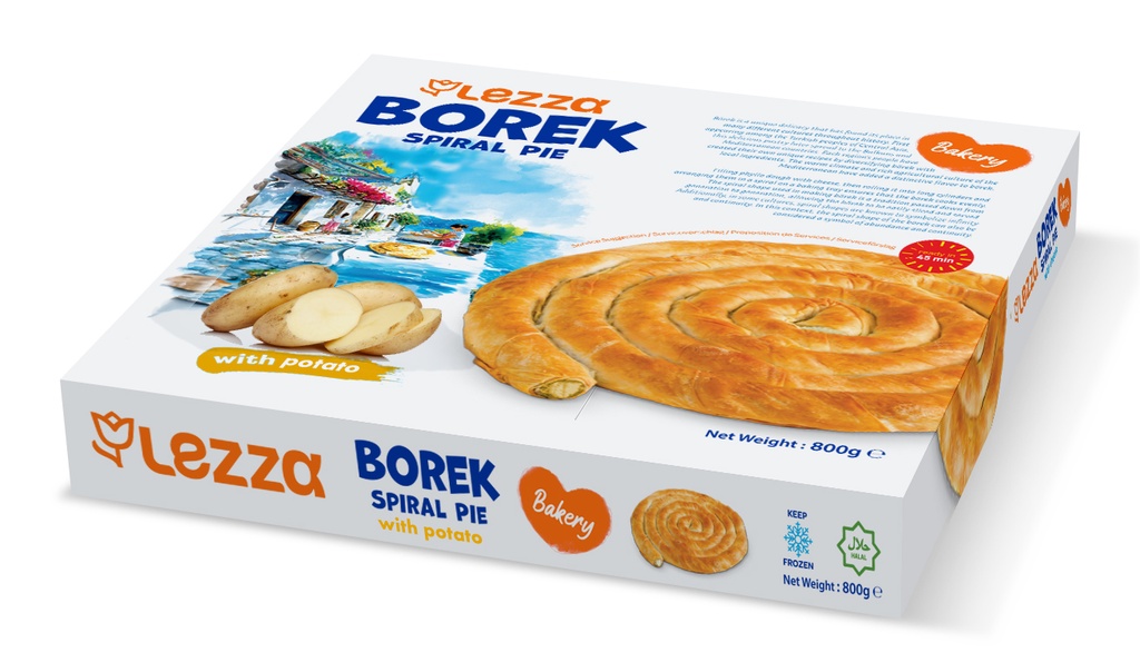 LEZZA Spiral Pie Potato (Patatesli Tepsi Boregi ) 800 gr