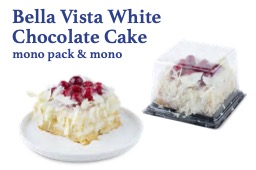 LAMOUR Bella Vista White Chocolate Mono Cake 9 Pieces 165gr