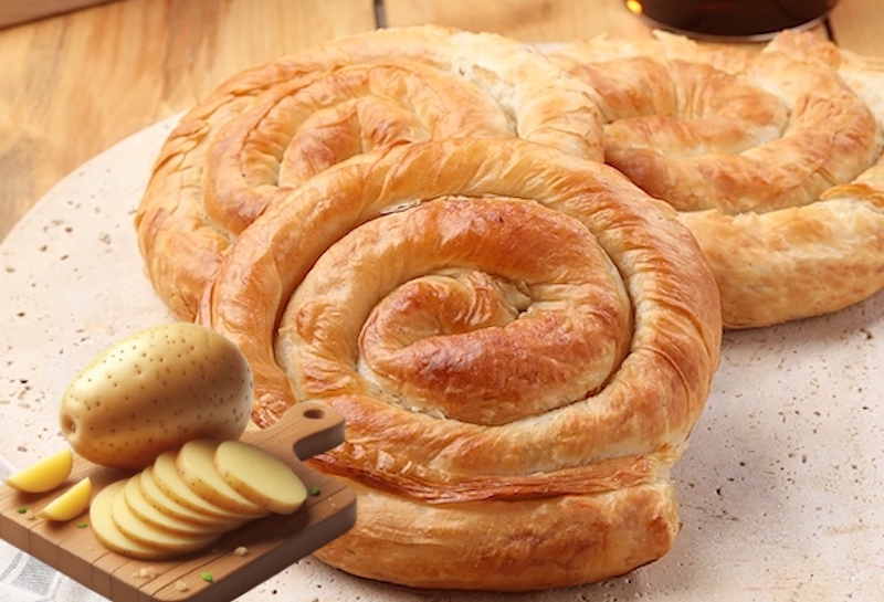 LEZZA Gul Borek with Potato Uncooked (CigPatatesli Gul Boregi) 200 gr