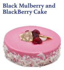 LAMOUR Black Mulberry and Black Berry Cake Whole 800gr