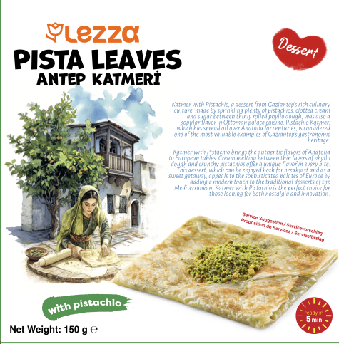 LEZZA Pista Leaves (AntepKatmeri) 12x150 gr
