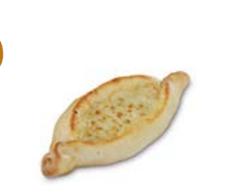 [701223] LEZZA Mini-Pita (Pide) with Cheese Bulk 80x50 gr
