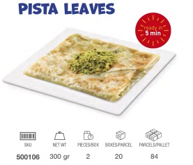 [500106] LEZZA Pista Leaves (AntepKatmeri) 20x(2x150 gr)