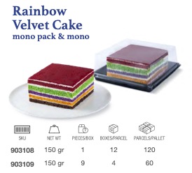 [903109] LAMOUR Rainbow Velvet Mono (Gokkusagi Pasta) 9 Pieces 