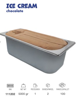 [111202] LEZZA Ice Cream Chocolate 5000 gr 