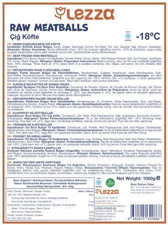 [201301] LEZZA Vegan Cig kofte 16x1000 gr