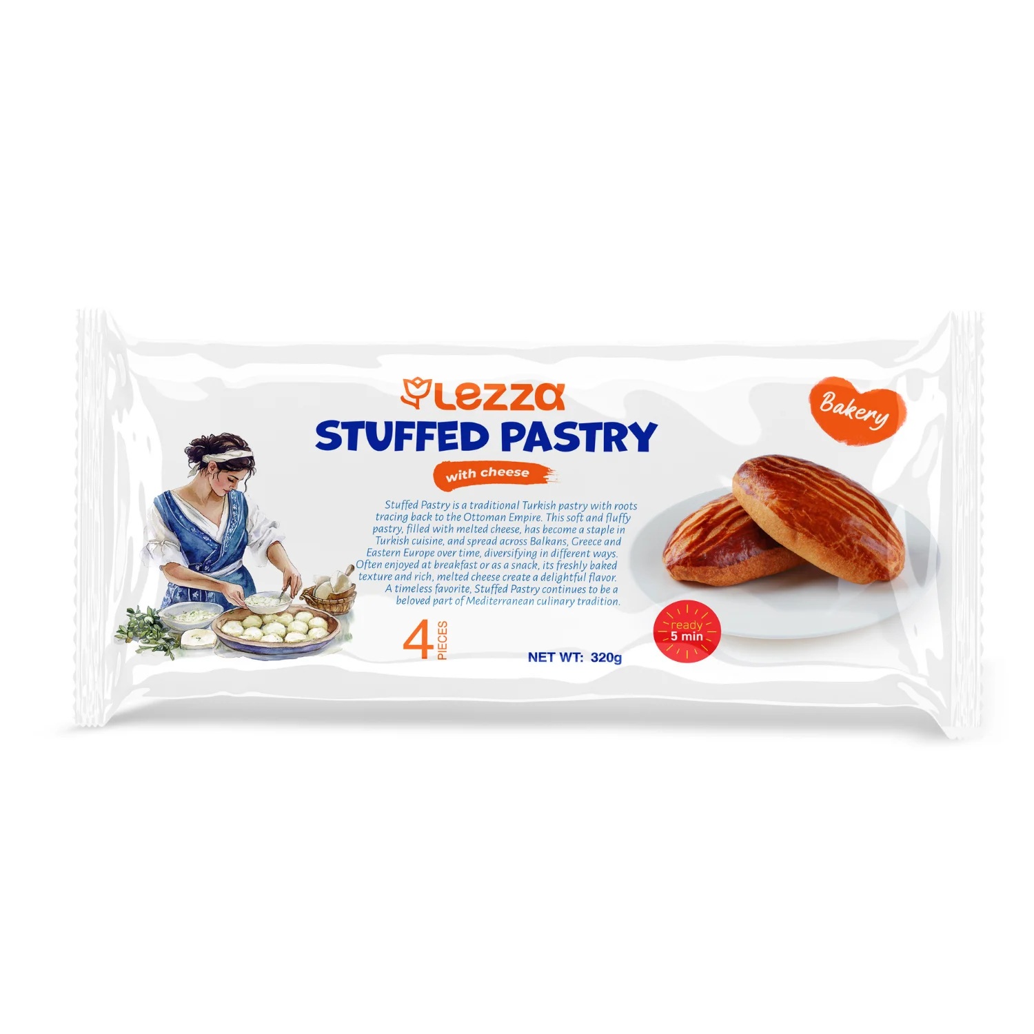 Cheese Filled Pastry 4x80g