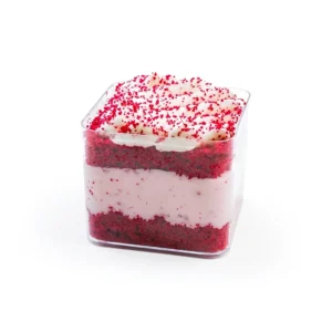 Red Velvet Cup 165g | Frozen Red Velvet Dessert Cup Wholesale | Lezza Foods