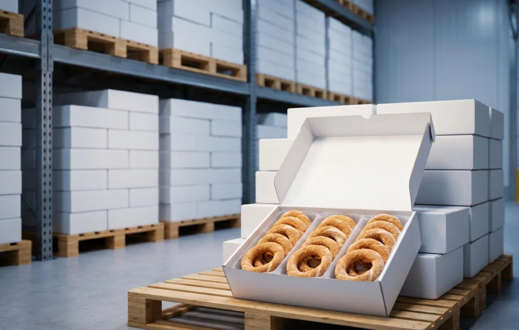 simit wholesale carton — frozen Turkish sesame bread rings for European distribution