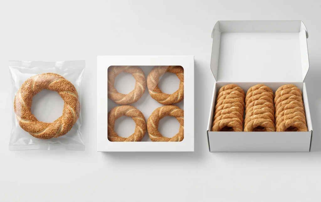simit wholesale pack formats — retail multipack and HoReCa bulk carton supply