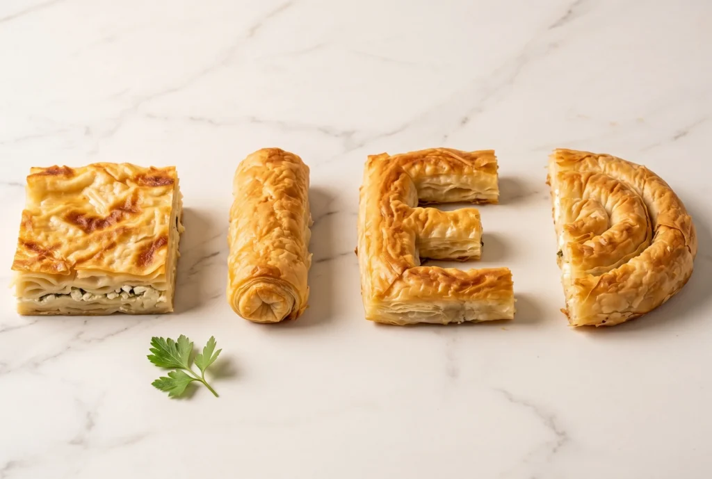 Lezza Foods cheese borek range — authentic Turkish filo pastry wholesale since 2013